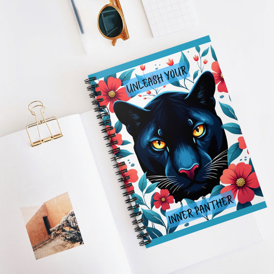 Unleash Your Inner Panther Softcover Journal (with Inside Prints) | Jungle-Themed Design for Creative Expression