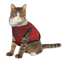 Be Mine 4-Ever Valentine Cat Hoodie – Custom Pet Hoodie with Black/White Rib Color Options