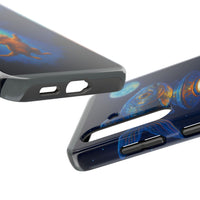 Cat Beamed Up to an UFO Tough Phone Case – Polycarbonate Shell, TPU Lining & Wireless Charging Support | New iPhone 17 Series Available