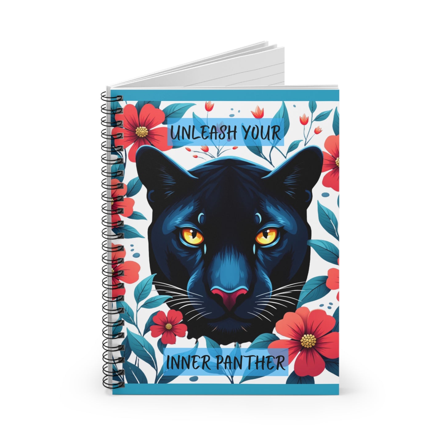 Unleash Your Inner Panther Softcover Journal (with Inside Prints) | Jungle-Themed Design for Creative Expression