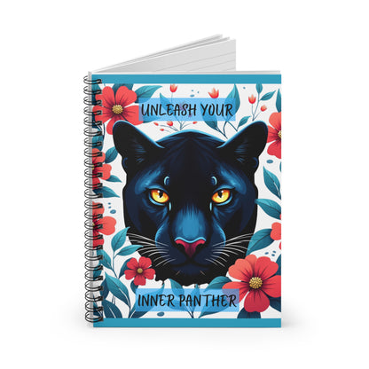 Unleash Your Inner Panther Softcover Journal (with Inside Prints) | Jungle-Themed Design for Creative Expression
