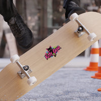 'Kitty Gear' Transparent Outdoor Sticker — Square