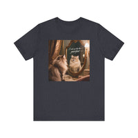 I wake up like this...Purrfect! T-Shirt - Unisex Jersey Short Sleeve Tee - Playful Self-Admiration Graphic Shir
