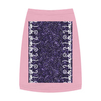 Purple Sequined Peeking Cats Pet Tank Top – Custom Pet Fashion with 100% Cotton & EasyTear™ Label