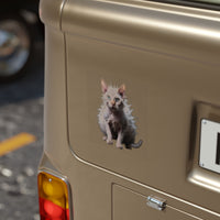 Sticker — “Allergic to Mornings” Transparent Outdoor Square