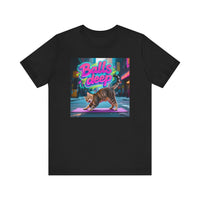 Balls Deep Yoga Cat T-Shirt - Unisex Jersey Short Sleeve Tee - Playful Feline Yoga Graphic Shirt
