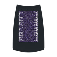 Purple Sequined Peeking Cats Pet Tank Top – Custom Pet Fashion with 100% Cotton & EasyTear™ Label