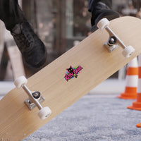 'Kitty Gear' Transparent Outdoor Sticker — Square