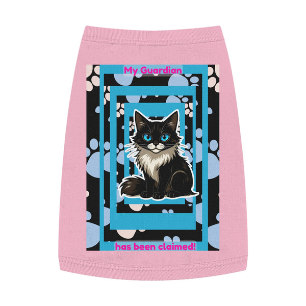 My Guardian Has Been Claimed Pet Shirt – Custom Pet Tank Top with 100% Cotton & EasyTear™ Label