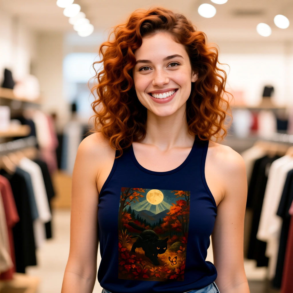 Midnight Zoomies Cat Tank Top - Unisex Jersey Tank - Funny Cat Graphic Tank