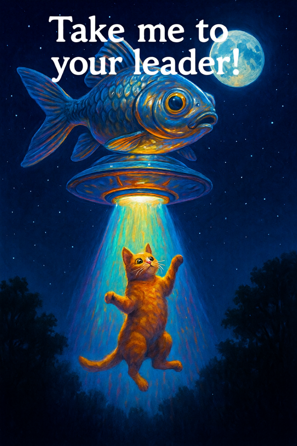 Take Me to Your Leader Cat Beach Towel – Vibrant Print for Sunny Days