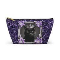 All Hail The Queen! Accessory Pouch – T-Bottom Zipper Bag for Cosmetics & More