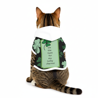 On the Hunt for My Lucky Charms Cat Hoodie – Custom Pet Hoodie with Black/White Rib Color Options